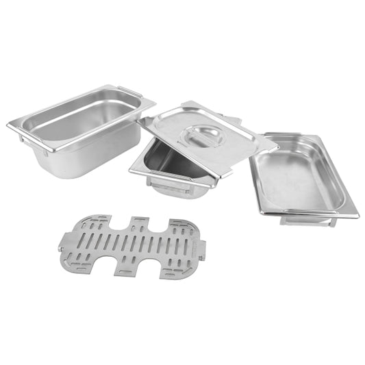 Kompletná súprava na verenie pre model ROASTIEE. 3x gastro-nádoba s pokrývkou a spodným roštom.